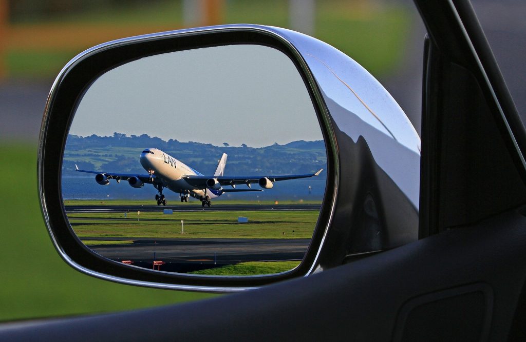 Taxi naar vliegveld